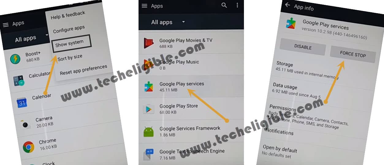 Disable Google Play Service to Unlock frp LG-H870