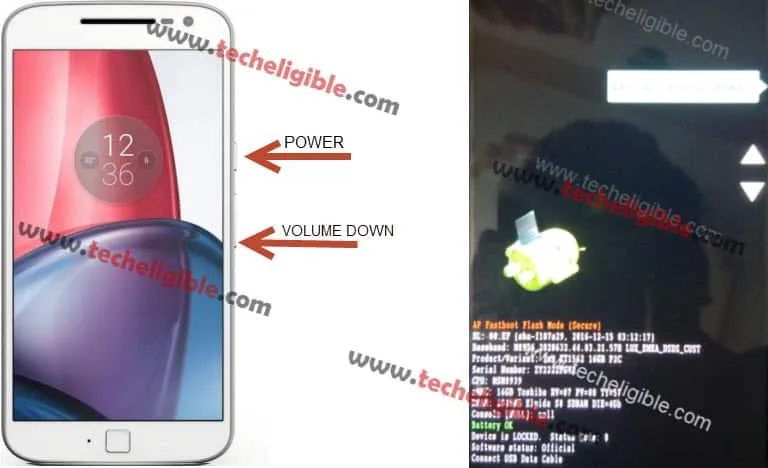 Moto G4 PLUS FRP Bypass, Moto G4 Android Recovery Mode
