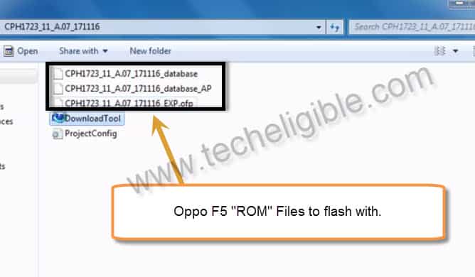 OPPO Unlock Tool File, OPPO F5 Tool File, CPH1723 OPPO File