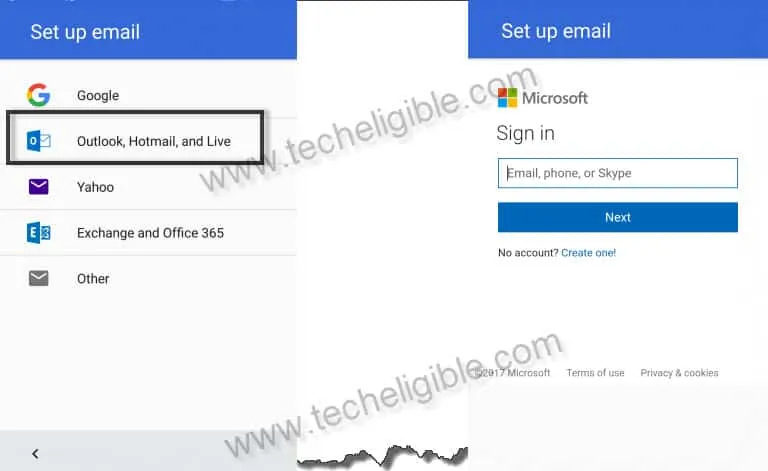 Sign in with Hotmail Account