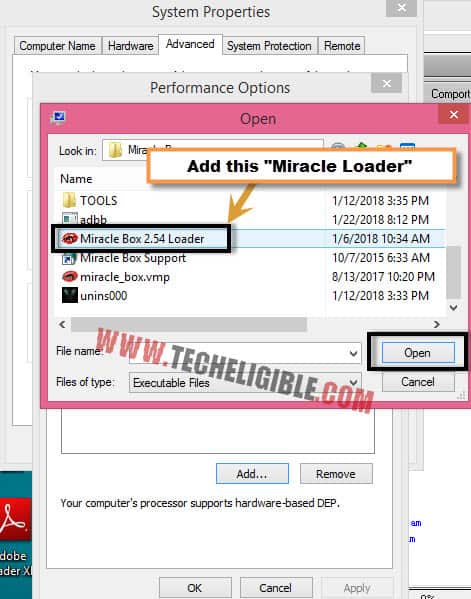 Solve Access Violation Error Miracle 2.54 version