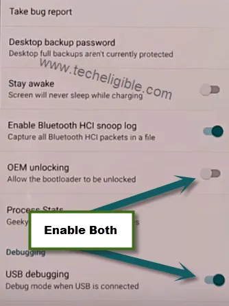 Enable OEM Unlocking Samsung Galaxy