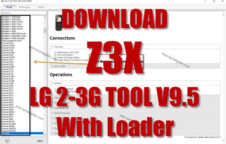 Download Z3X LG 2-3G Tool V9.5