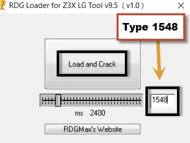 Run LG 2-3G Tool 9.5 Loader