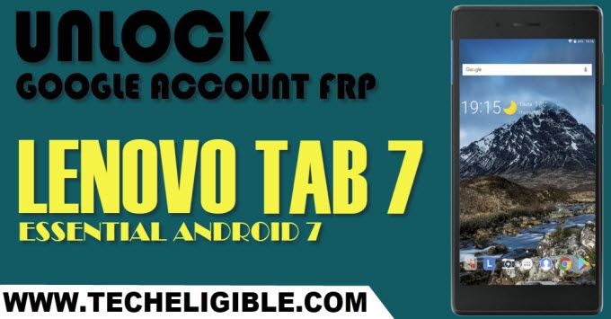 Bypass Google Account Lenovo TAB 7