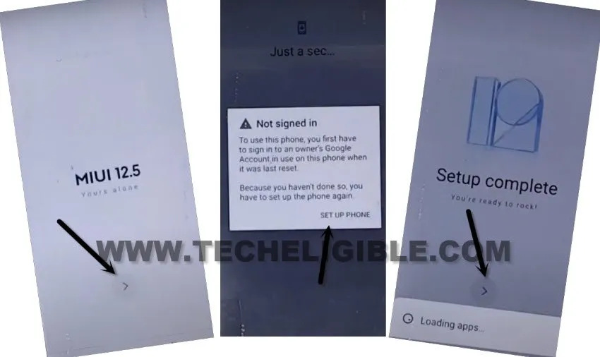 finish setup wizard to bypass frp xiaomi redmi note 7 and note 7 pro