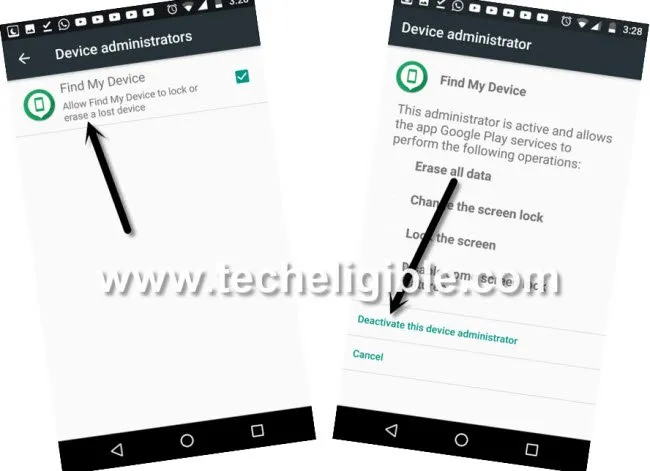Bypass FRP Samsung Galaxy TAB E, Deactivate Android Device Manager