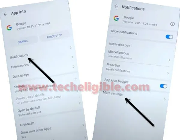 get into google app more settings for bypass frp huawei y9s android 10 without pc