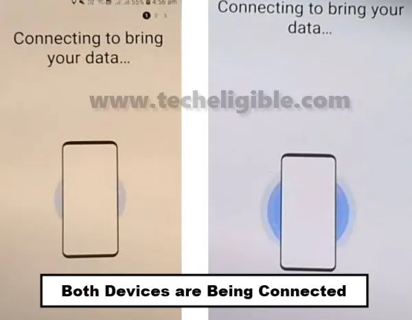 Connect device each other through Smart Switch App Samsung frp