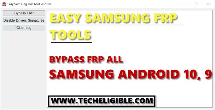 Download and install Easy Samsung FRP Tools 2020