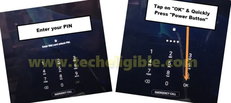 enter sim pin to bypass frp Galaxy TAB A6 T585 Android 8