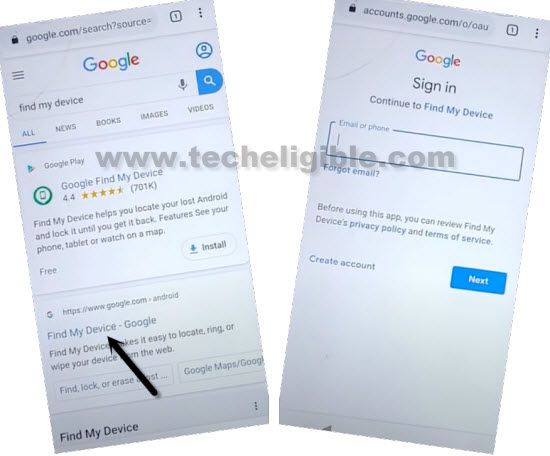 search find my device on google to bypass frp any moto android 10
