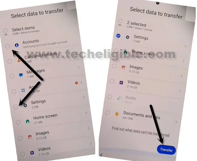 select settings smart switch app to bypass frp samsung galaxy Android 11