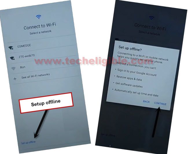 Setup offline wifi to frp remove all nokia android 11