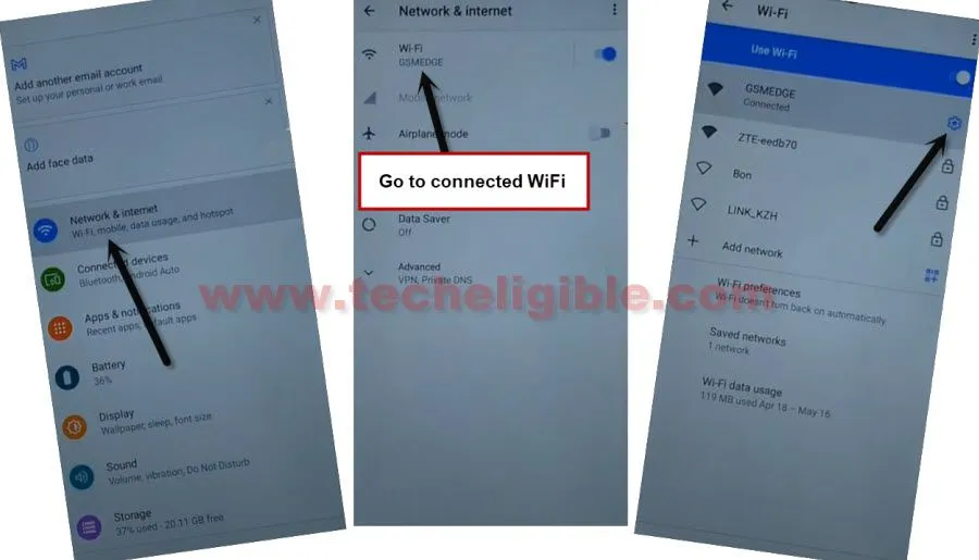 forget wifi to frp remove all nokia android 11