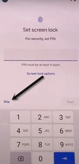 skip screen lock in google pixel