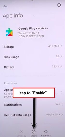 enable google play services to bypass frp all redmi miui 12.5
