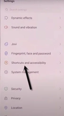enable shortcut and accessibility to remove frp vivo android 11