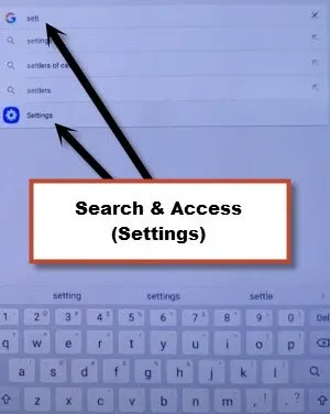 access settings