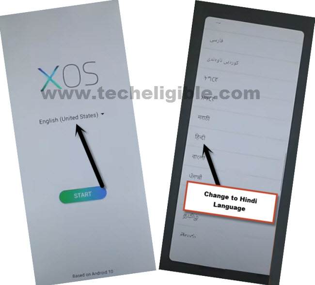 change language to Hindi to bypass frp all infinix