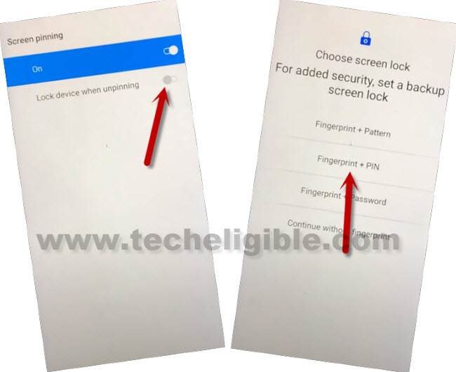 tap to fingerprint + pin to bypass google account oneplus 5