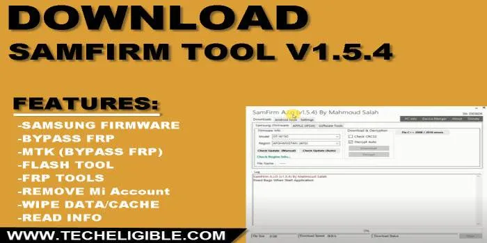 How to download Samfirm tool v1.5.4 with latest MTK features