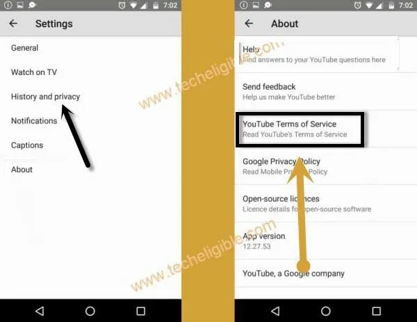 tap to history and privacy to bypass frp Xiaomi Redmi 10 Prime