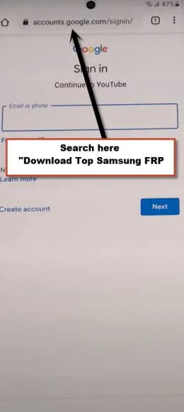 search download samsung frp tools to remove googel frp galaxy S20 Android 11