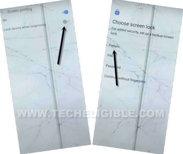 setup new pattern to remove frp Tecno Camon iAir 2+