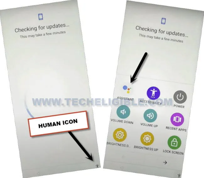 tap to human icon to hit on assistant settings to bypass google frp realme C11