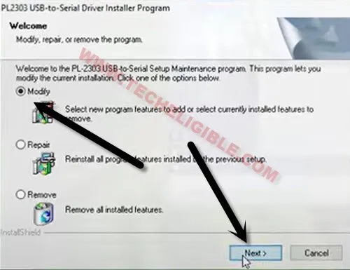 USB to serial driver installer program to download Miracle v3.28 software