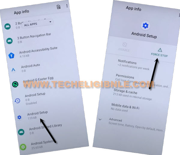 force stop android setup to Bypass FRP Alcatel-TCL T-Mobile REVVL 4+