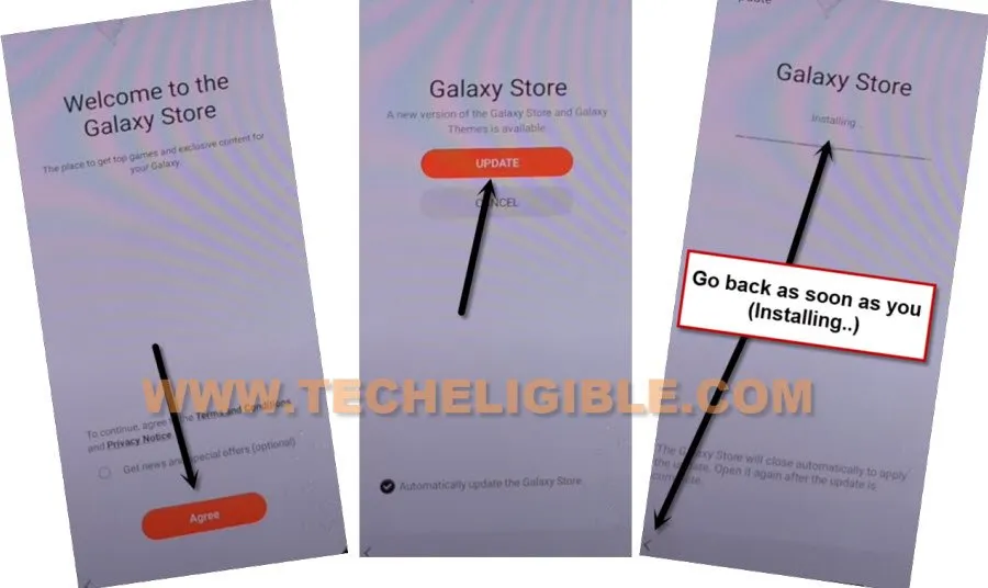 open galaxy store after installing to bypass frp Samsung Galaxy 2022