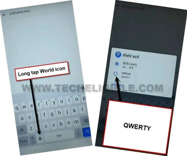 change to qwerty keyboard to remove google frp Nokia 3.1 Plus