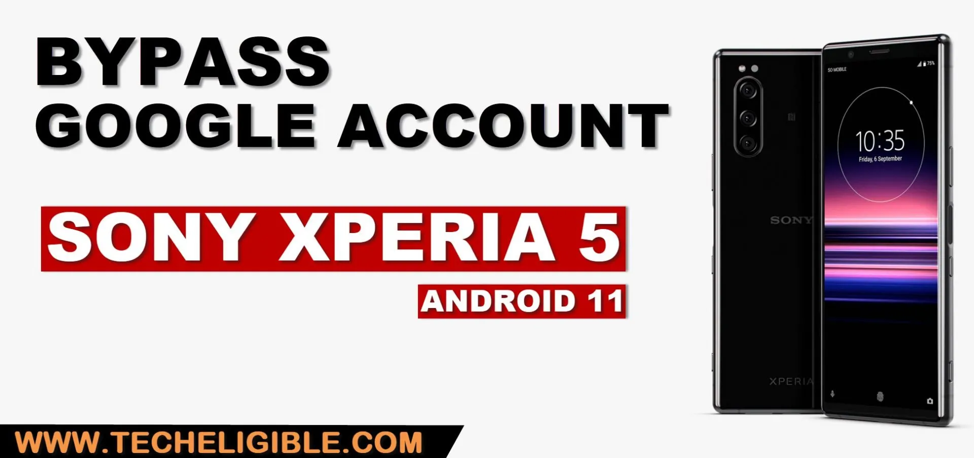 how to bypass google FRP Sony Xperia 5 Android 11