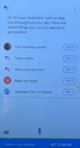 google listening screen