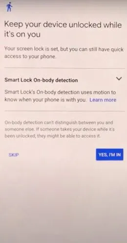 yes i am in from pattern setup to bypass frp google pixel 4
