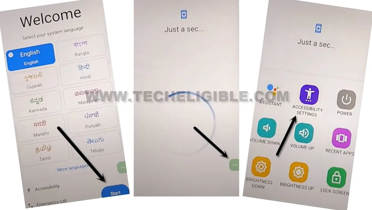 turn on google play option from 3 dots icon to Remove Google FRP JioPhone Next
