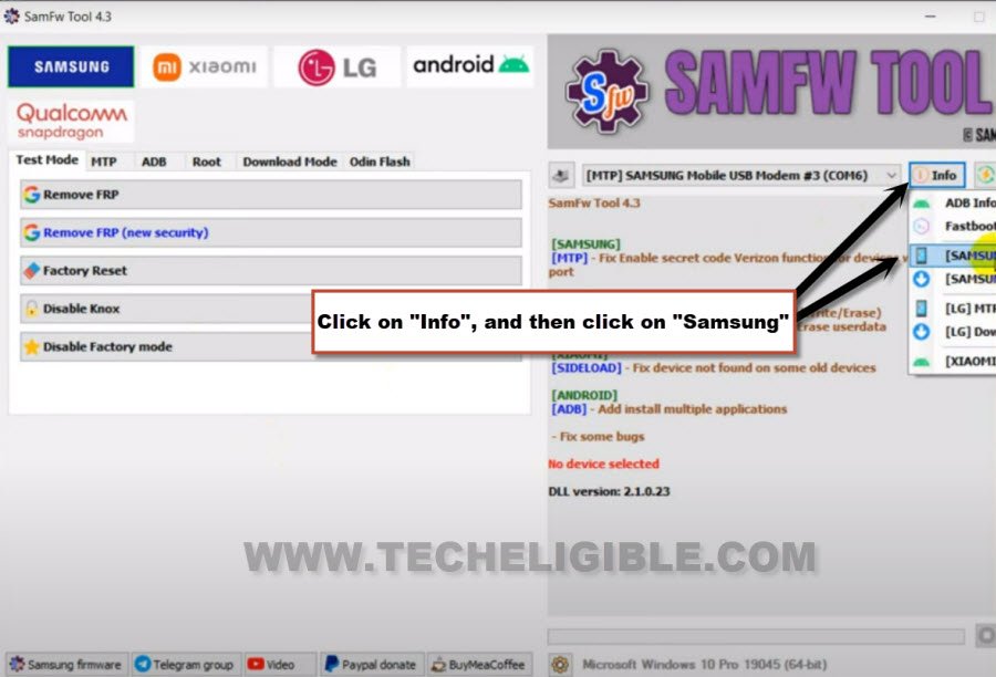 SamFw FRP Tool Download 2023, 1 Click Samsung Frp Bypass Android 12 2023