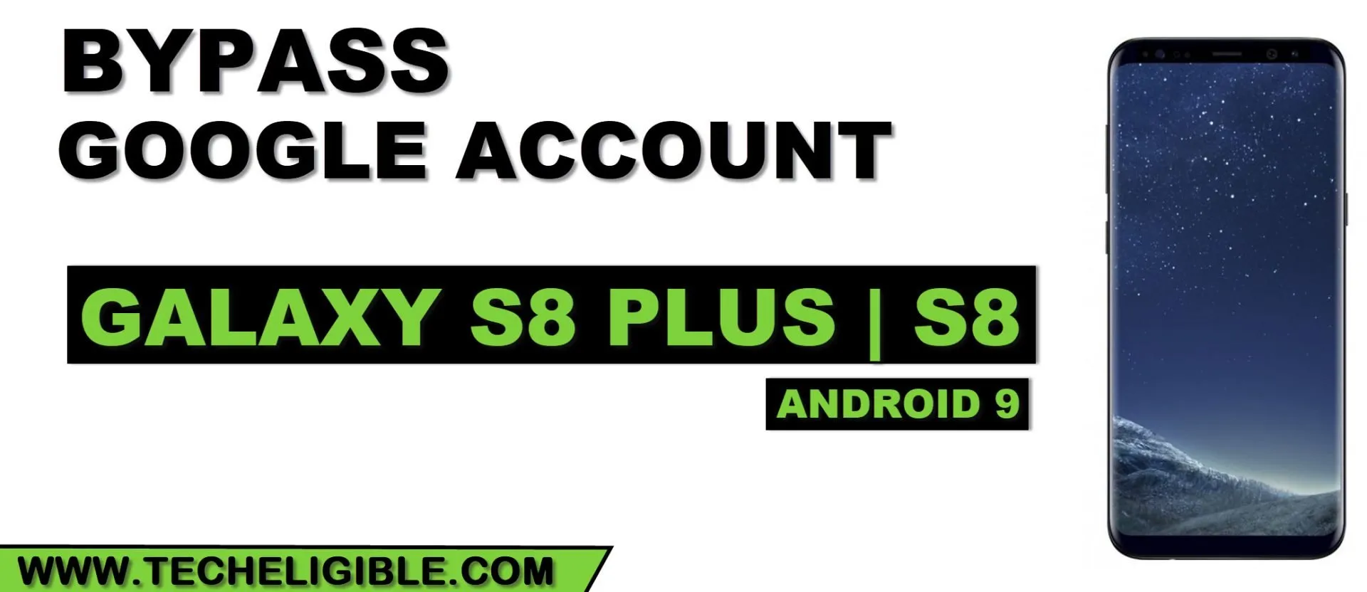 how to bypass google account Samsung S8 Plus, S8