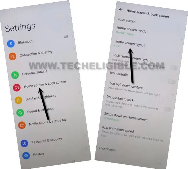 go to home screen in oppo settings to remove frp