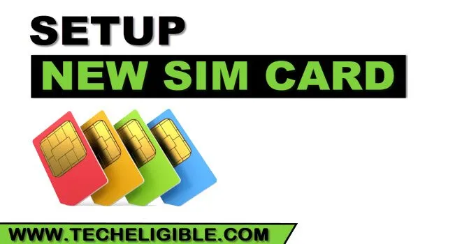 how to Setup New SIM Card lock