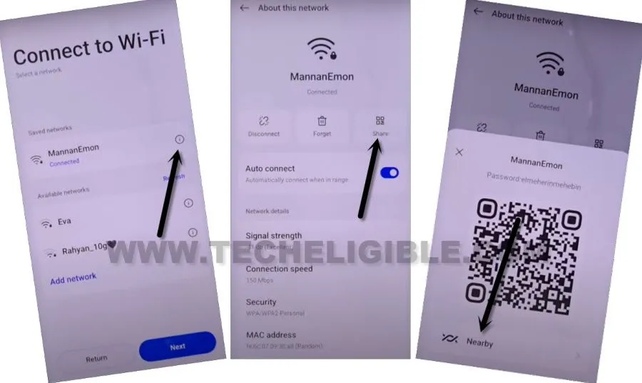 Tap to qr code icon and tap nearby to bypass frp Oneplus Nord CE 3 lite 5G