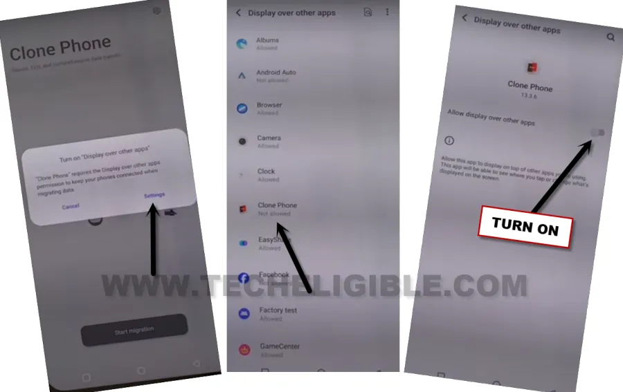 Allow clone phone oneplus app to bypass frp Realme Narzo 60X