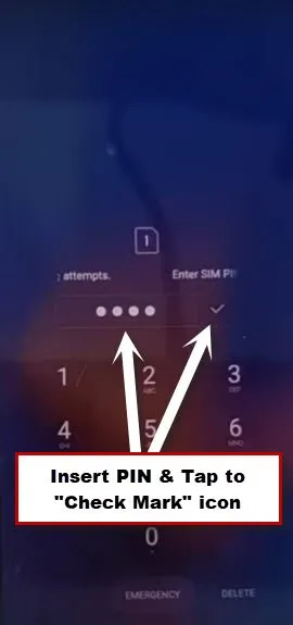 insert Pin locked SIM to bypass FRP Xiaomi 11i hyperCharge 5g
