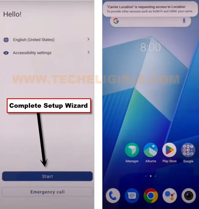 Complete initial setup wizard to bypass frp All iQOO Android 13