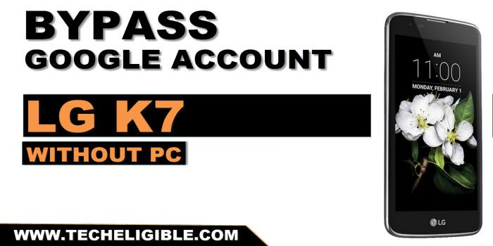 how to bypass frp LG K7 without pc
