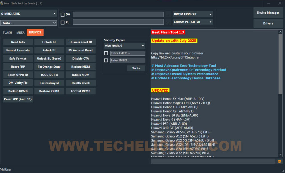 BFT Tool Download free