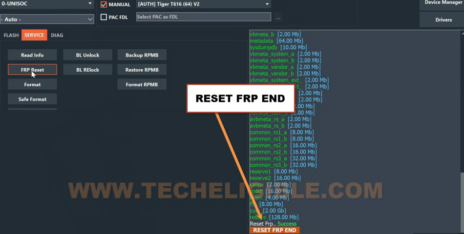 Reset FRP END Done